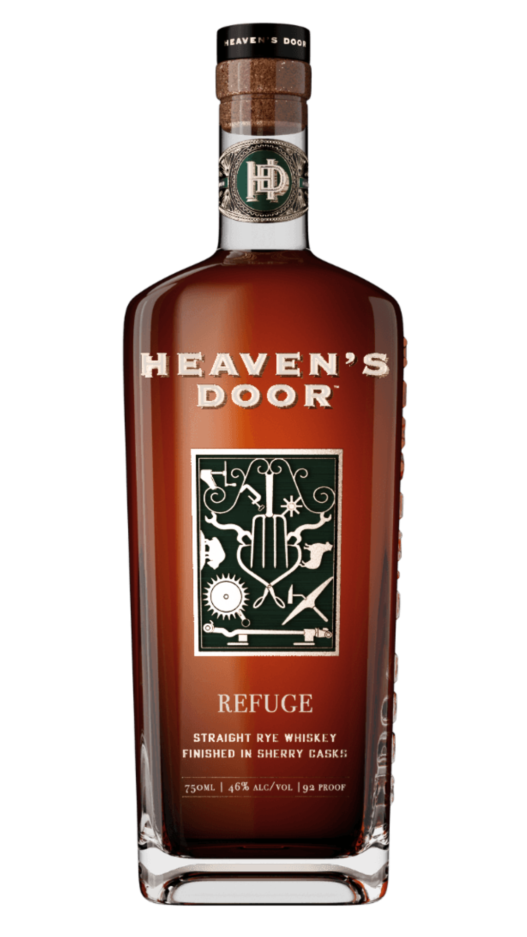 heaven's door straight rye whiskey