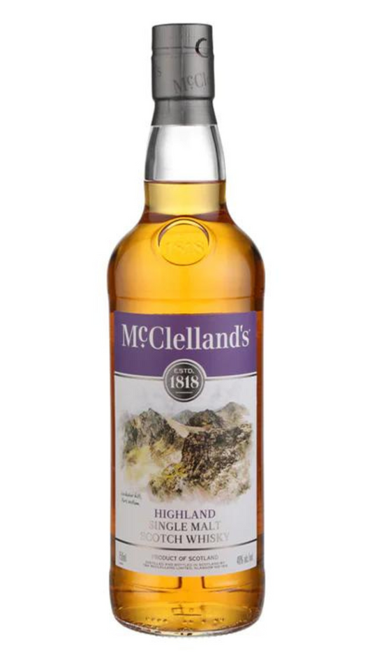 McClelland's Highlands Single Malt Scotch Whiskey - 750ML