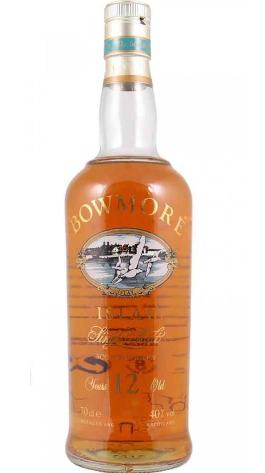 Vintage Bowmore 12 Year Old Bot. 1990s Label