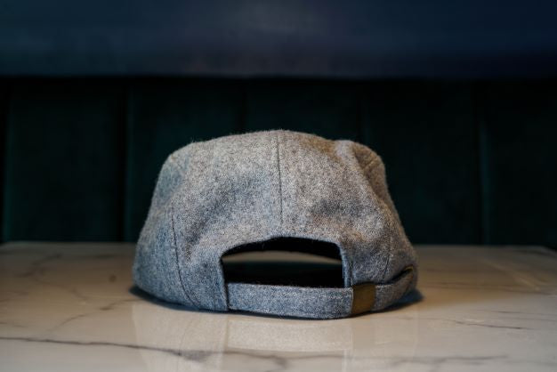 Grey Wool - 5 Panel Rocks & Drams Hat