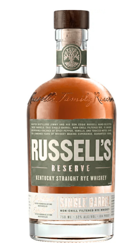 Russell's Reserve Straight Rye Whiskey Single Barrel 104