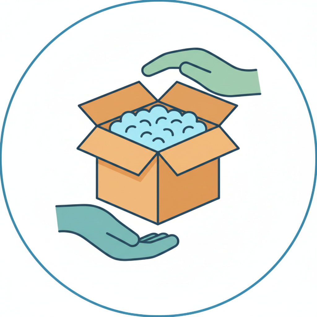 careful packaging icon