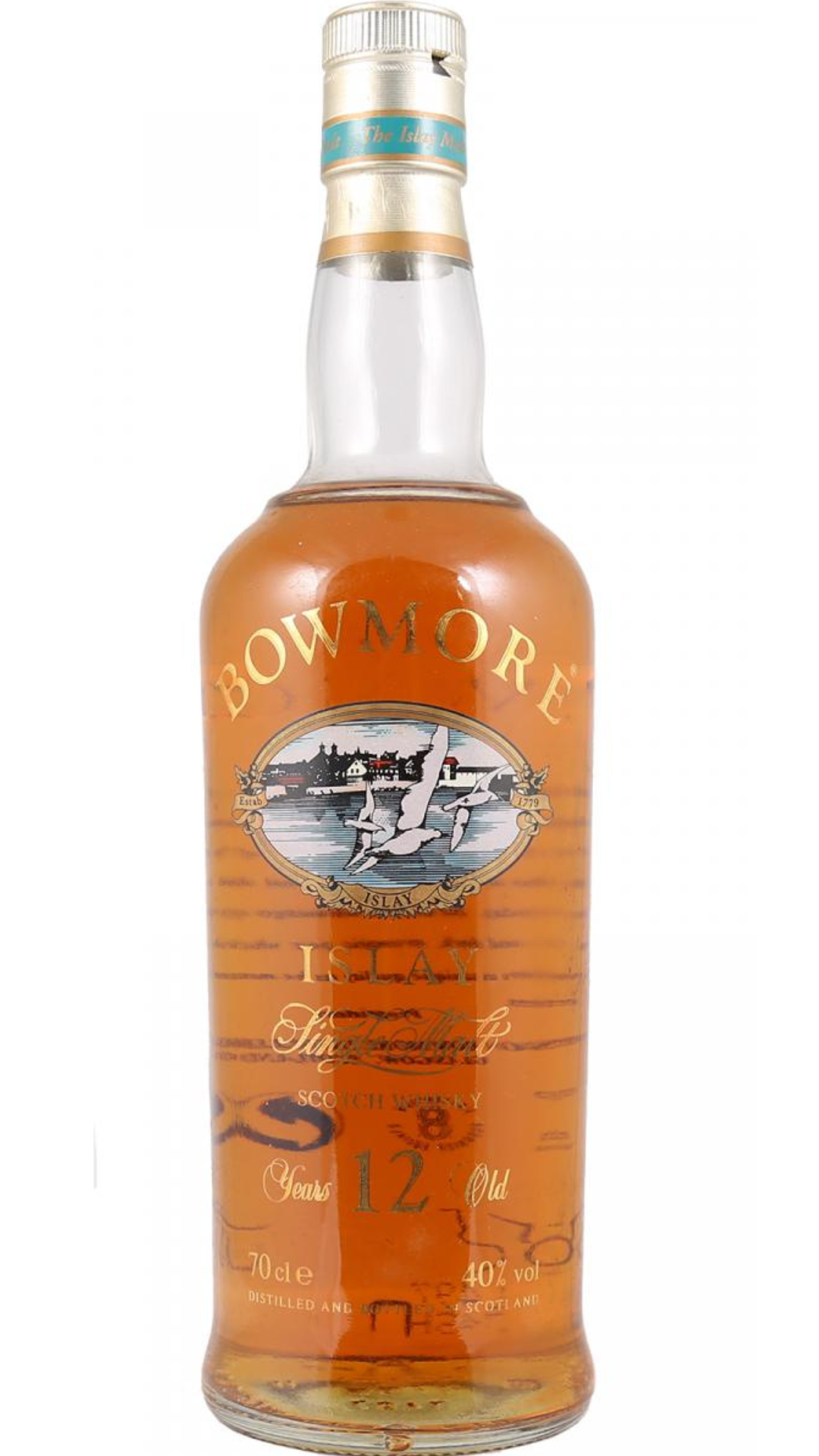 Bowmore 12 Year Old Bot. 1990s Label